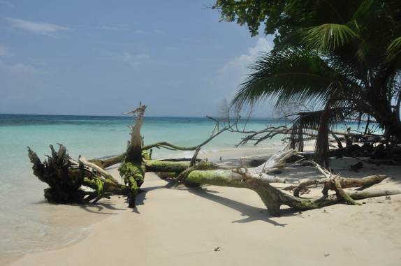 Cayo Zapatilla, uma das pequenas ilhas de Bocas del Toro, no norte do Panamá